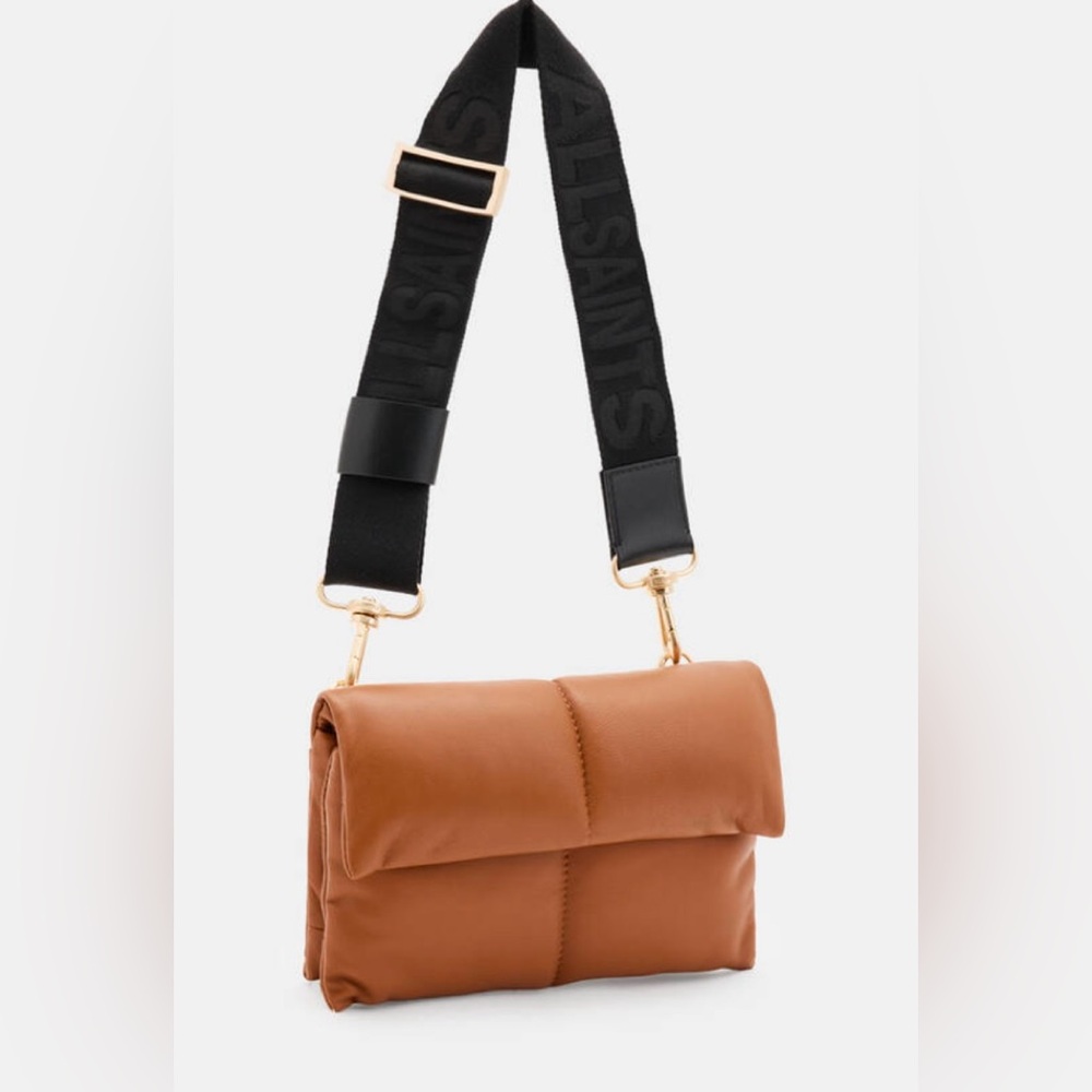 All Saints Tan Crossbody Bag